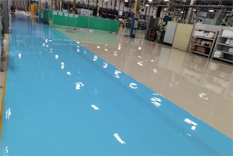 环氧超耐磨自流平地坪工程