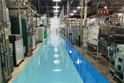 环氧超耐磨自流平地坪工程