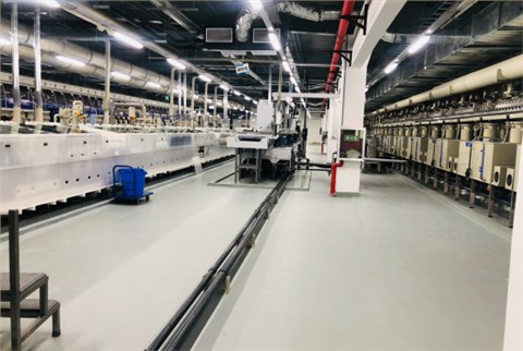 乙烯基三布五涂地坪工程